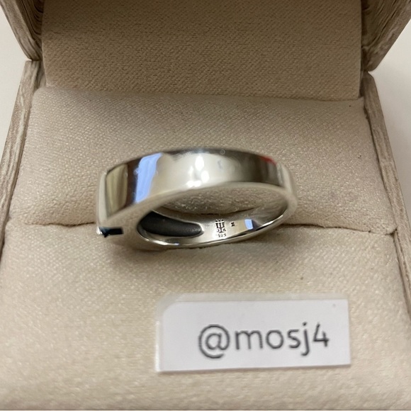 Retired James Avery Meridian Blue Topaz Ring - Picture 3 of 3